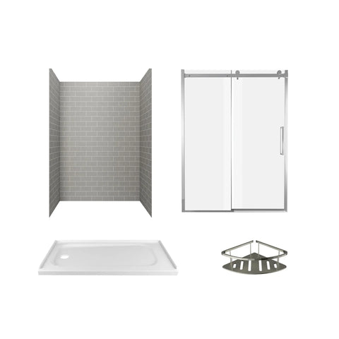 BUNDLE PASSAGE RHO BASE, DOOR, CORNER SHELF, SHOWER WALLS