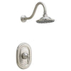 [T440501.295] Quentin 2.5 GPM Shower Trim Kit with Rain Showerhead and Lever Handle - Brushed Nickel