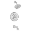 [T106508.002] Patience 1.8 GPM Tub and Shower Trim Kit with Lever Handle - Polished Nickel