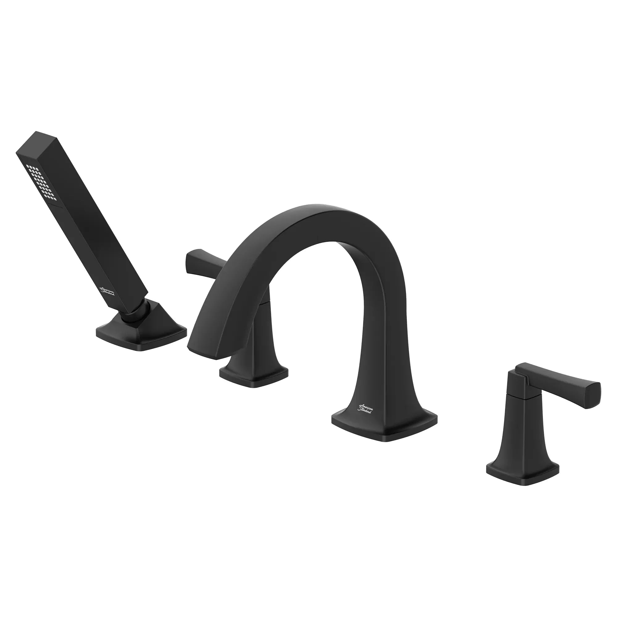Townsend® Bathtub Faucet With Lever Handles and Personal Shower for Flash® Rough-In Valve // MATTE BLACK // 131005_T353901.243_CDNwebp.webp