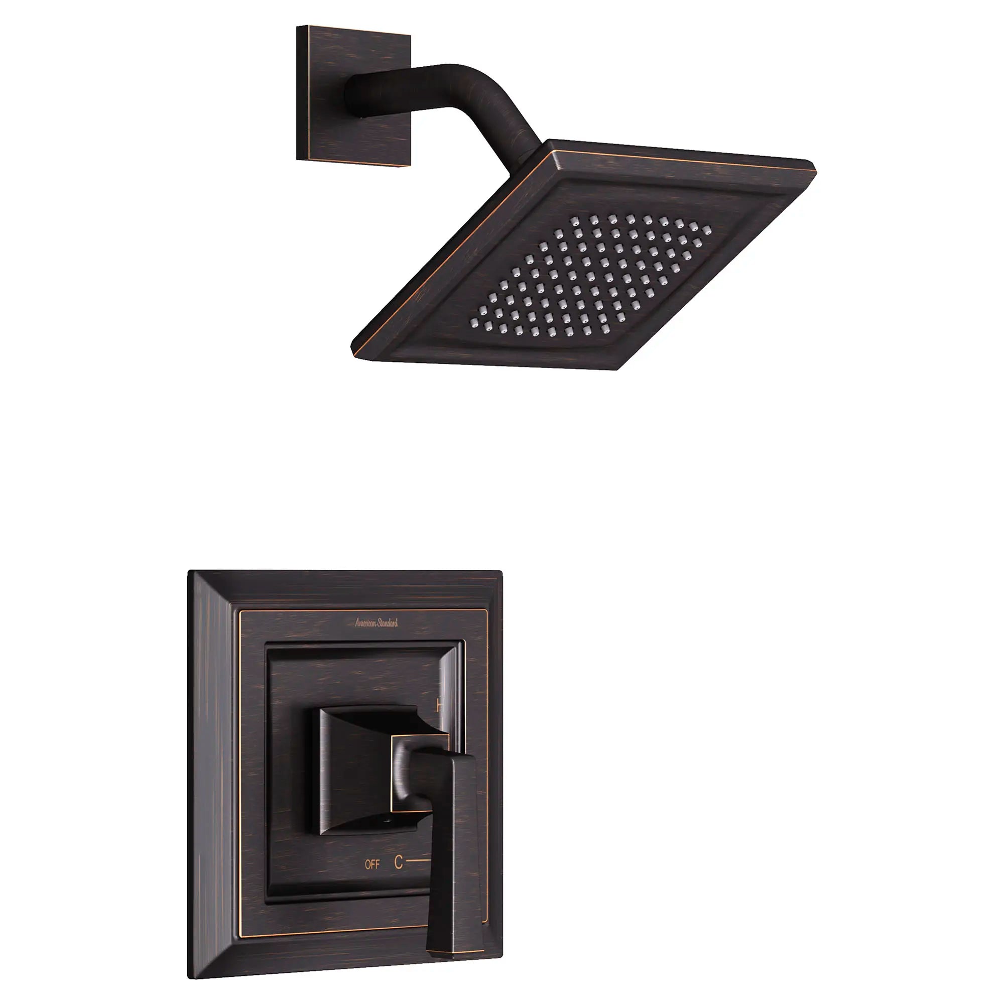 Town Square S 2.5 gpm/9.5 L/min Shower Trim Kit With Single Function Showerhead, Double Ceramic Pressure Balance Cartridge With Lever Handle // SHOWER / 2.5 GPM / LEGACY BRONZE // 131175_T455501278_1_0_CDNwebp.webp