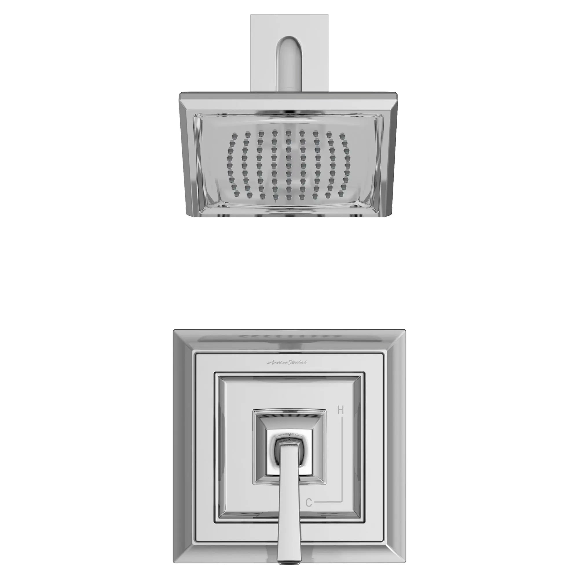 Town Square S 1.75 gpm/6.8 L/min Shower Trim Kit With Water-Saving Showerhead, Double Ceramic Pressure Balance Cartridge With Lever Handle // SHOWER / 1.75 GPM / POLISHED CHROME // 131215_T455507002_0_CDNwebp.webp