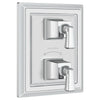 [T455740.002] Town Square® S Two-Handle Thermostat Shower Valve Trim Kit - Polished Chrome