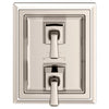 [T455740.013] Town Square® S Two-Handle Thermostat Shower Valve Trim Kit - Polished Chrome