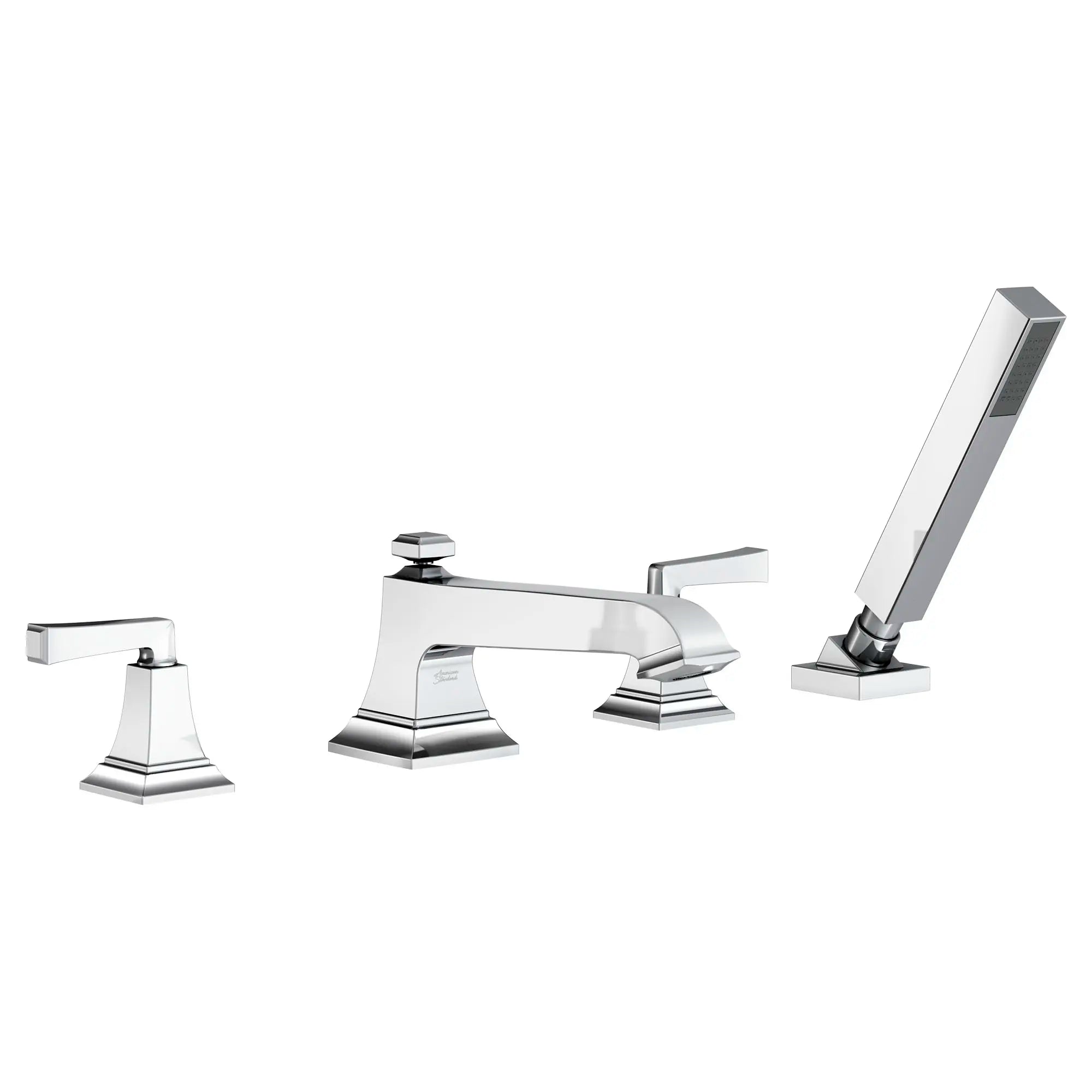Town Square® S Bathub Faucet With Lever Handles and Personal Shower for Flash® Rough-in Valve // POLISHED CHROME // 131324_T455901002_0_CDNwebp.webp