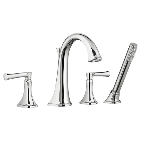 Estate Bathtub Faucet With Personal Shower for Flash® Rough-In Valve With Lever Handles