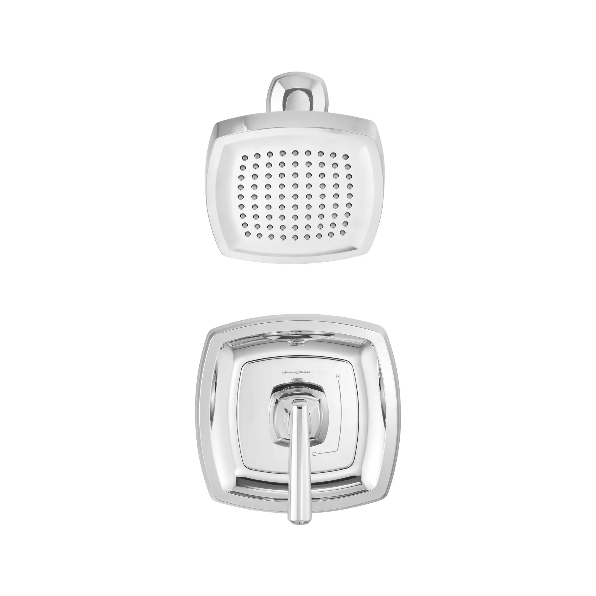 Edgemere® 2.5 gpm/9.5 L/min Shower Trim Kit With Showerhead, Double Ceramic Pressure Balance Cartridge With Lever Handle // SHOWER / 2.5 GPM / POLISHED CHROME // 131555_TU018501002_0_CDNwebp.webp