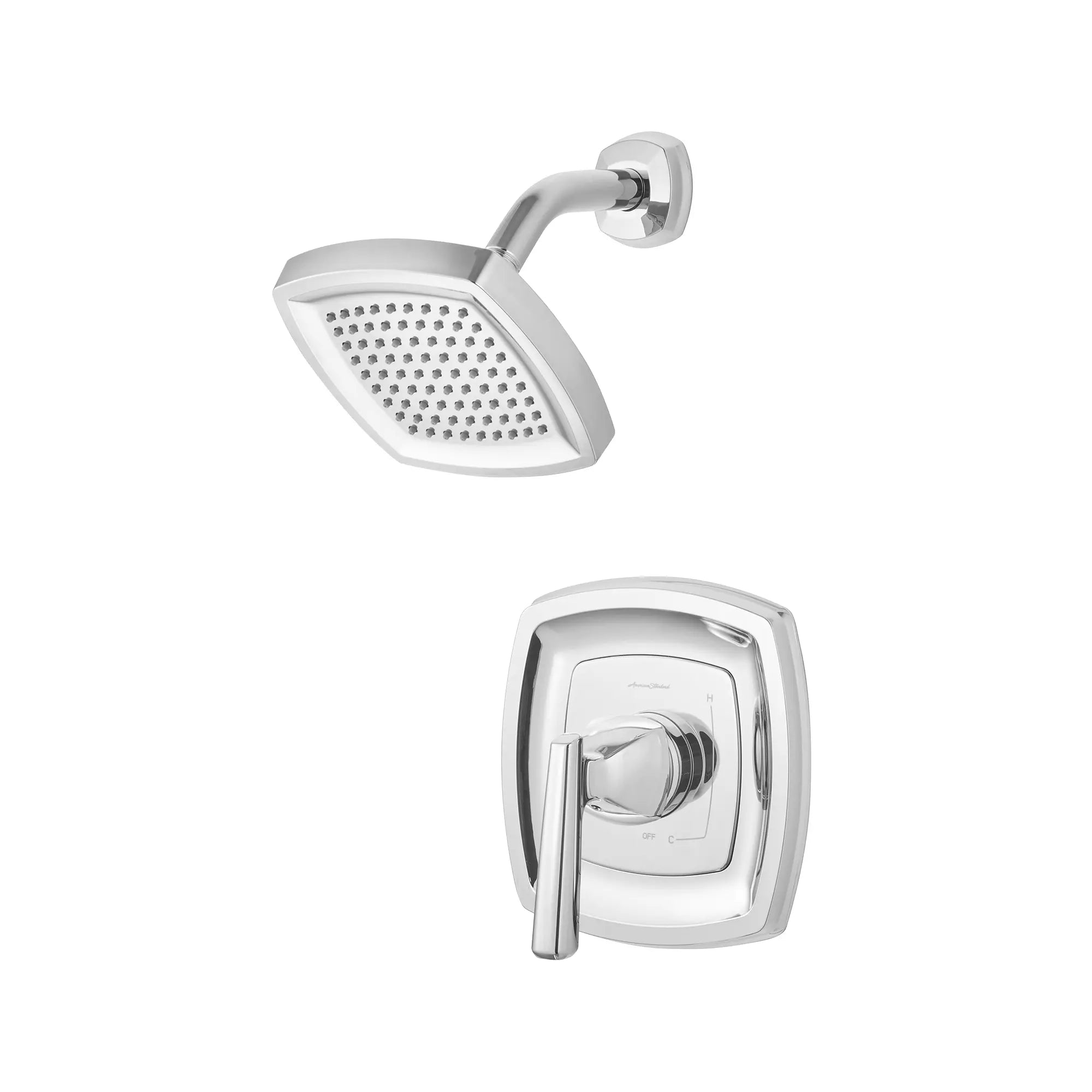 Edgemere® 2.5 gpm/9.5 L/min Shower Trim Kit With Showerhead, Double Ceramic Pressure Balance Cartridge With Lever Handle // SHOWER / 2.5 GPM / POLISHED CHROME // 131557_TU018501002_2_0_CDNwebp.webp