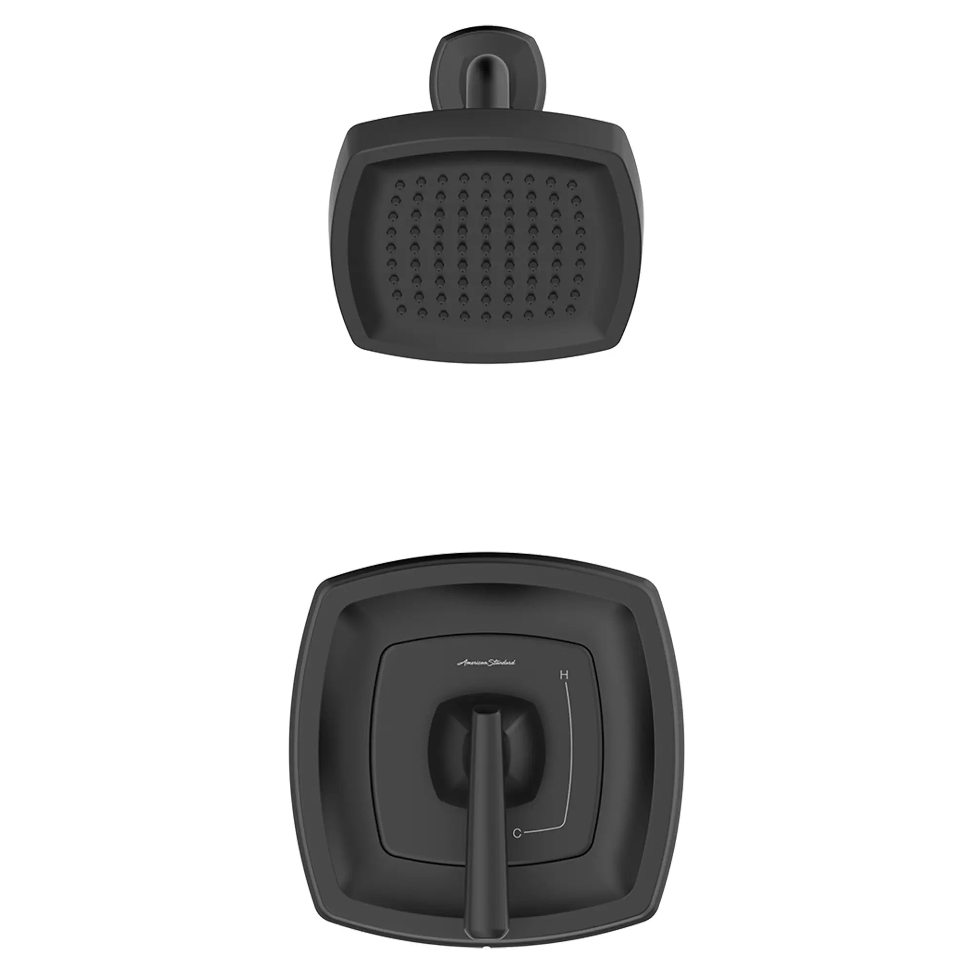 Edgemere® 1.8 gpm/6.8 L/min Shower Trim Kit With Water-Saving Showerhead, Double Ceramic Pressure Balance Cartridge With Lever Handle // SHOWER / 1.8 GPM / MATTE BLACK // 131586_TU018507.243_1_0_CDNwebp.webp