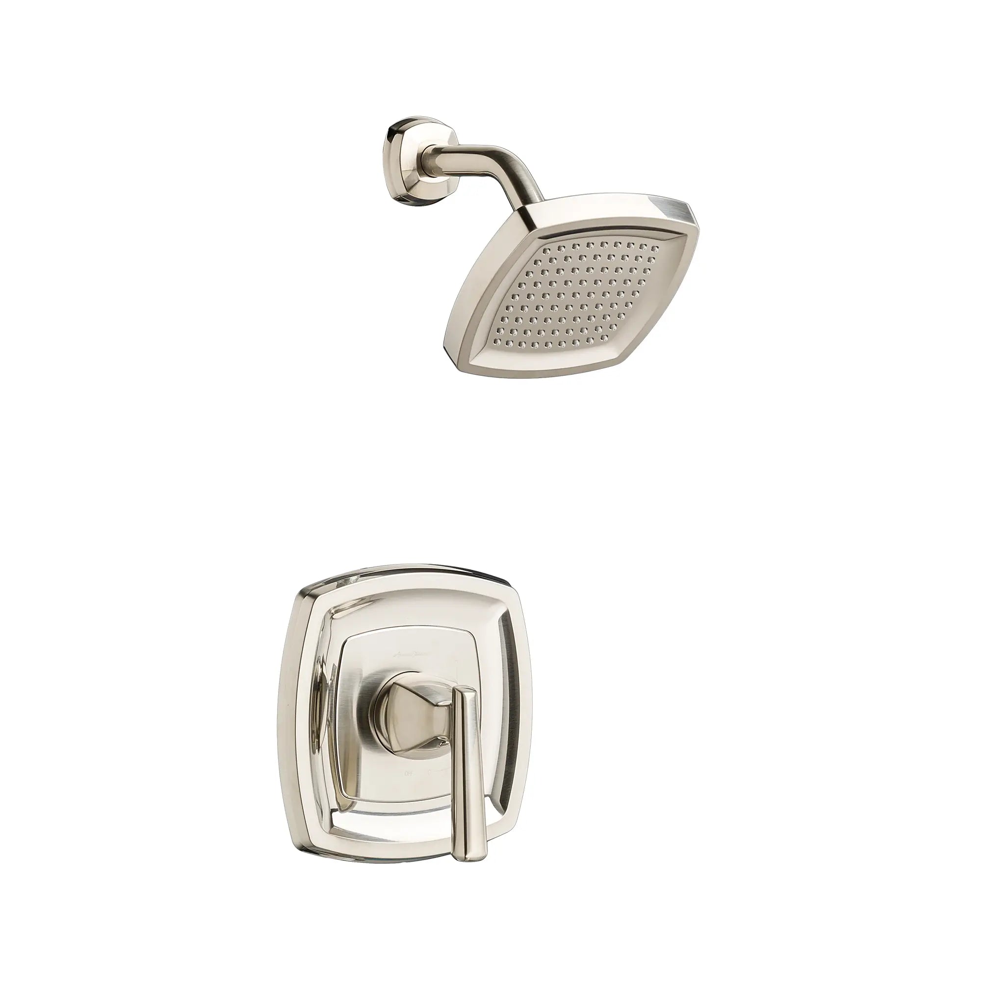 Edgemere® 1.8 gpm/6.8 L/min Shower Trim Kit With Water-Saving Showerhead, Double Ceramic Pressure Balance Cartridge With Lever Handle // SHOWER / 1.8 GPM / BRUSHED NICKEL // 131599_TU018507295_1_0_CDNwebp.webp