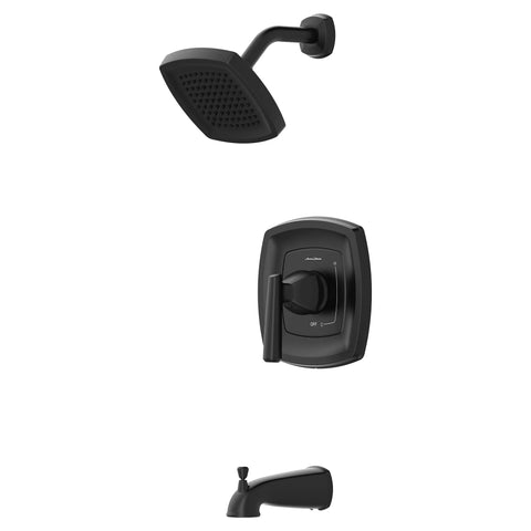 Edgemere® 1.8 gpm/6.8 L/min Tub and Shower Trim Kit With Water-Saving Showerhead, Double Ceramic Pressure Balance Cartridge With Lever Handle