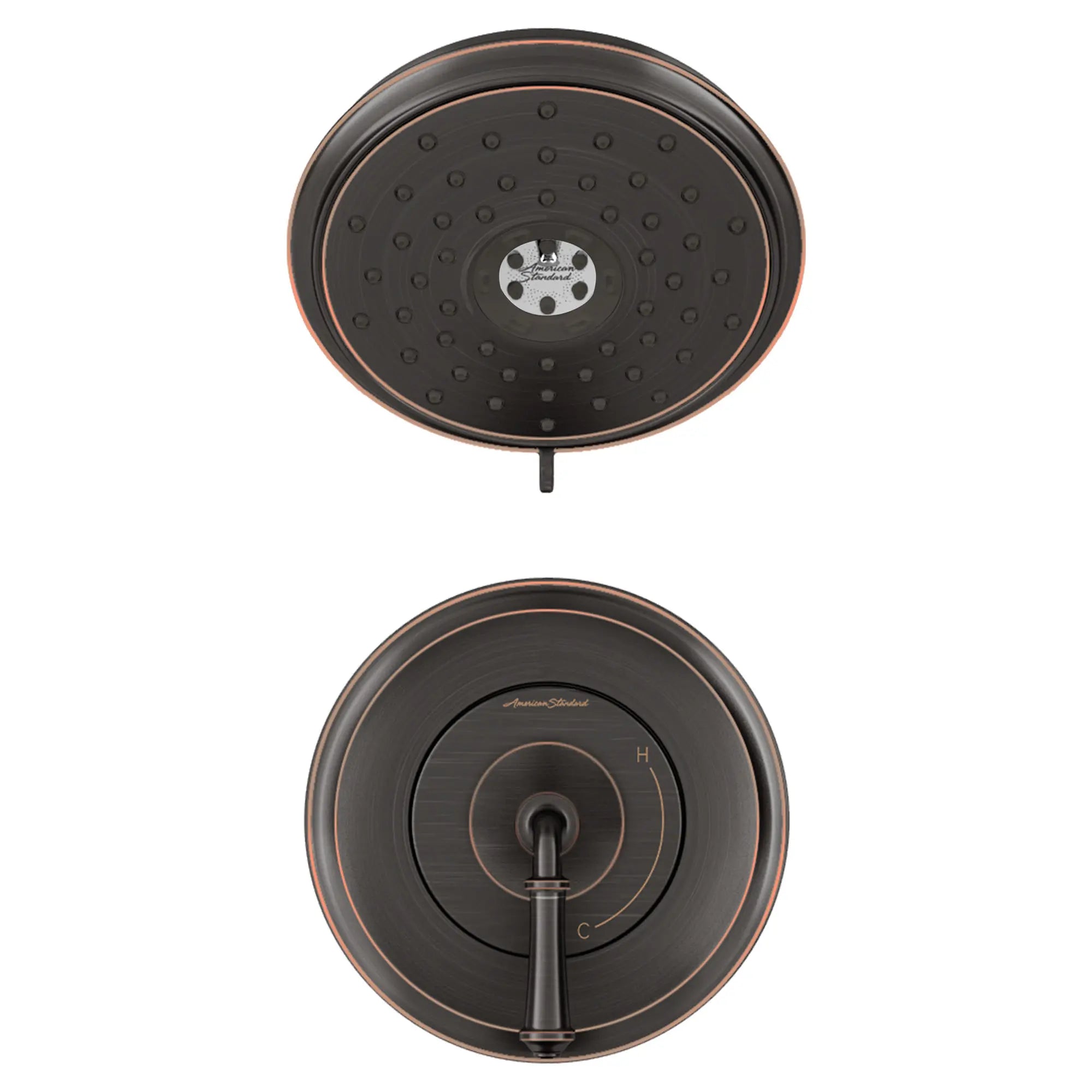 Delancey® 2.5 gpm/9.4 L/min Shower Trim Kit With 4-Function Showerhead and Lever Handle // LEGACY BRONZE // 131644_TU052501278_0_CDNwebp.webp