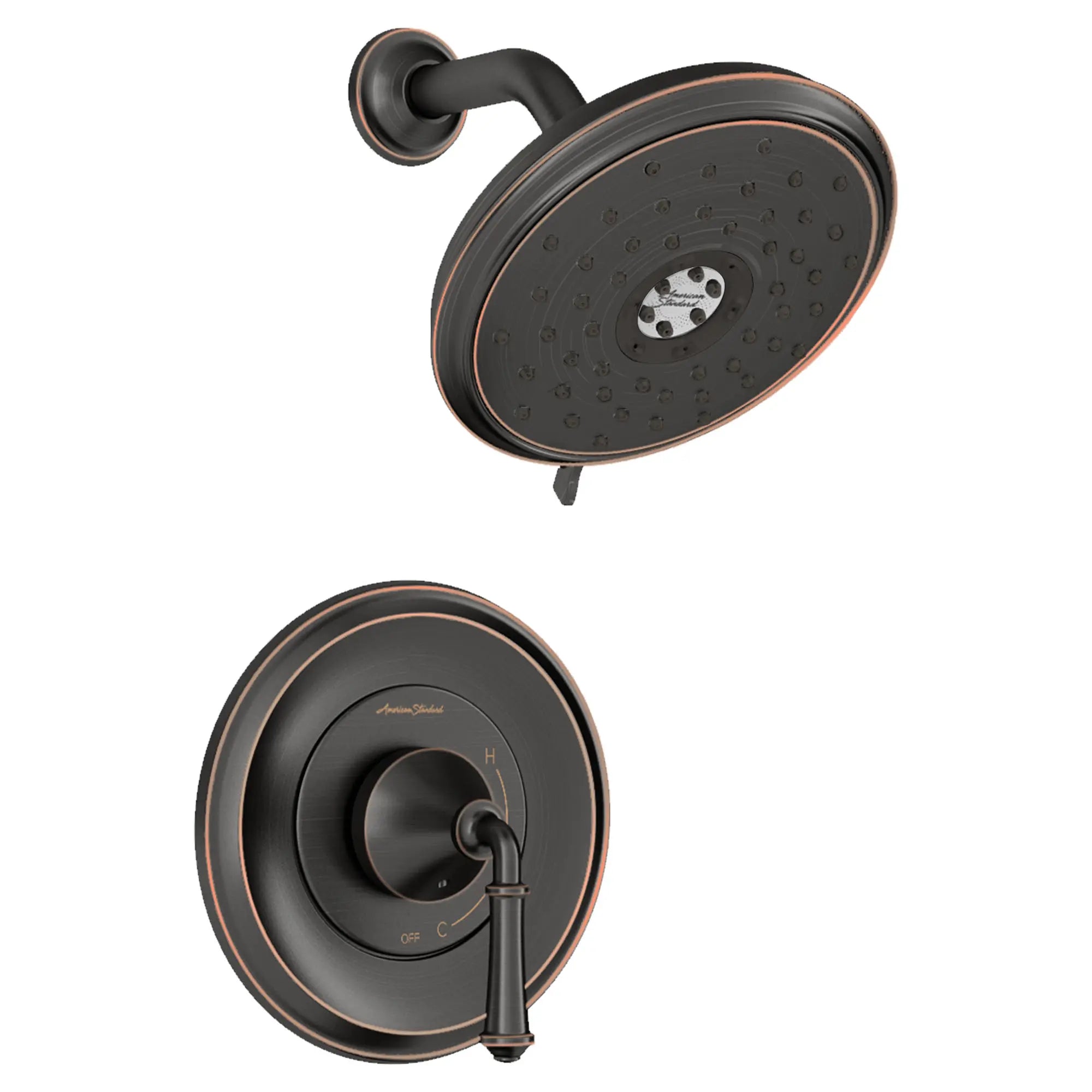 Delancey® 2.5 gpm/9.4 L/min Shower Trim Kit With 4-Function Showerhead and Lever Handle // LEGACY BRONZE // 131647_TU052501278_1_0_CDNwebp.webp