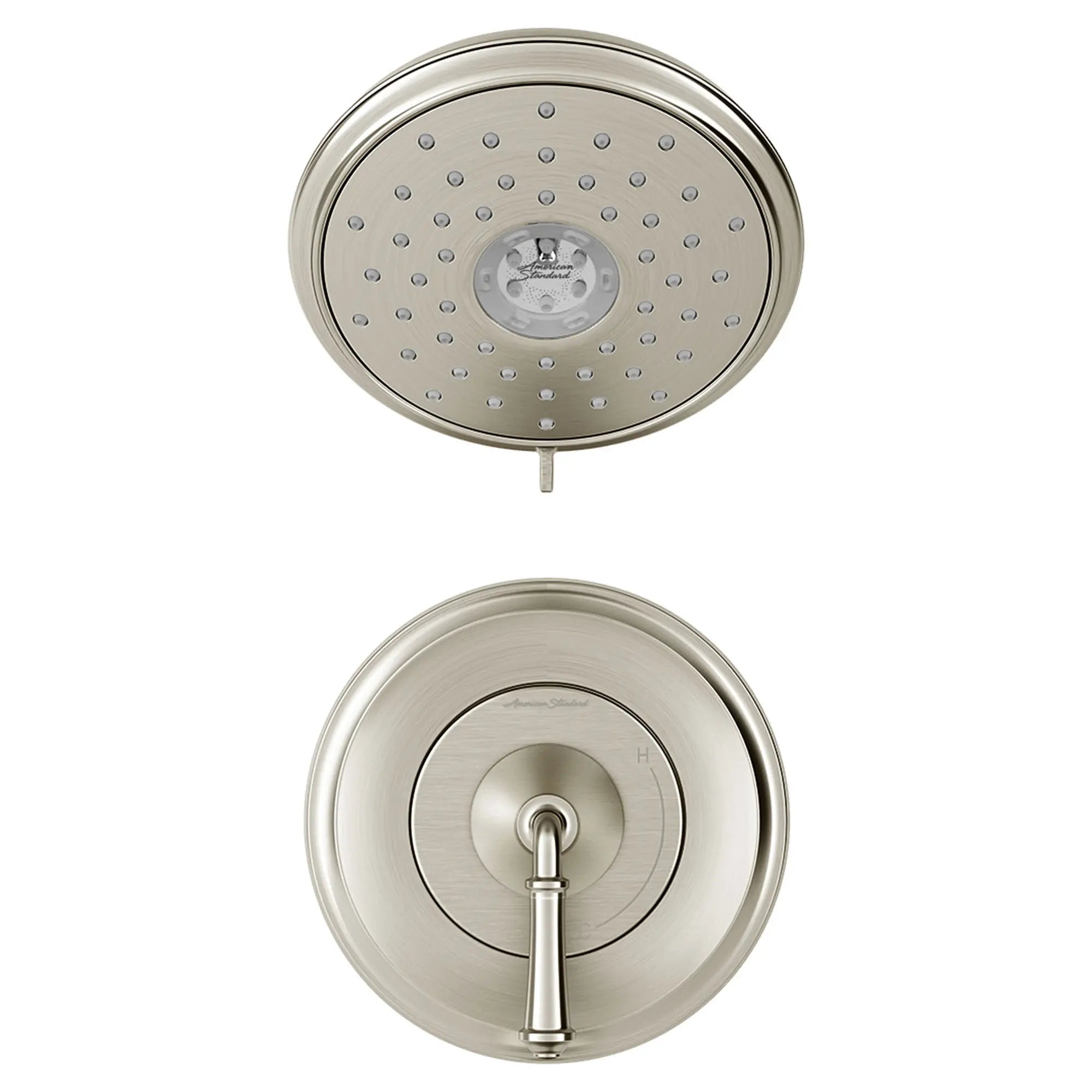 Delancey® 1.8 gpm/6.8 L/min Shower Trim Kit With Water-Saving 4-Function Showerhead and Lever Handle // SHOWER / BRUSHED NICKEL // 131680_TU052507295_0_CDNwebp.webp