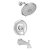 [TU052508.002] Delancey® 1.8 gpm/6.8 L/min Tub and Shower Trim Kit With Water-Saving 4-Function Showerhead and Lever Handle - Polished Chrome