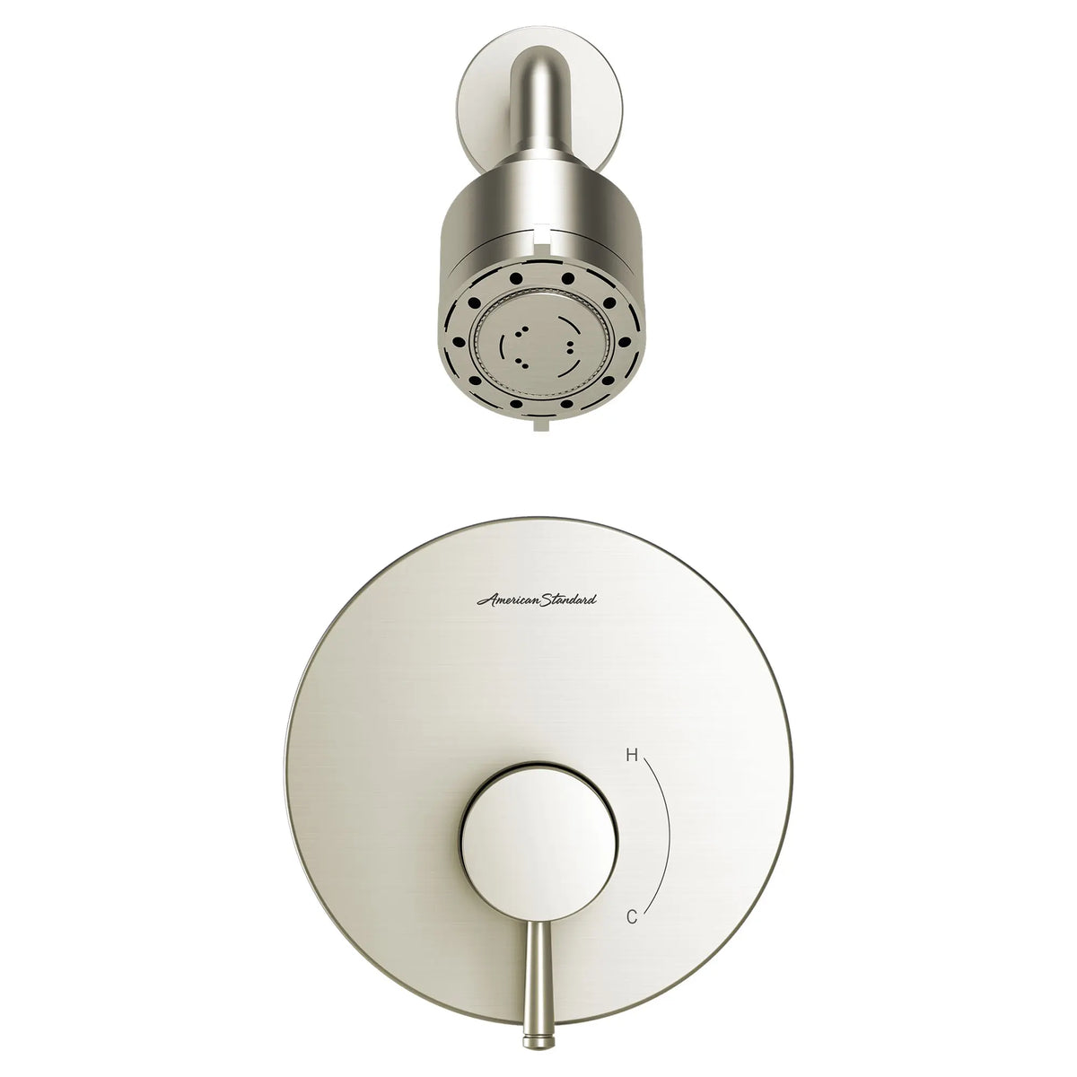 American Standard Times Square Shower Trim Kit – Polished Chrome, 2.5 GPM, With Pressure Balance Cartridge