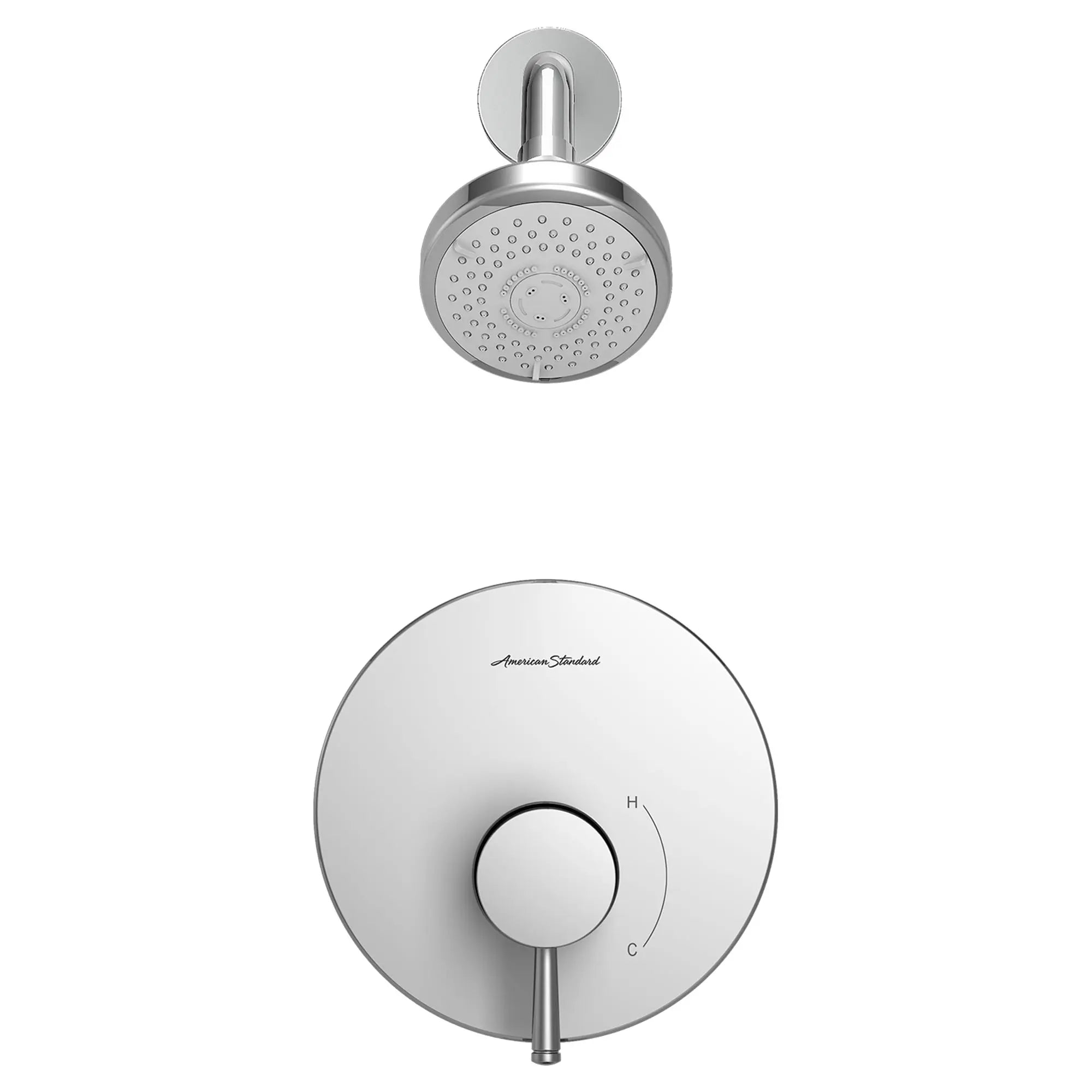 Serin® 1.75 gpm/6.6 L/min Tub and Shower Trim Kit With Water-Saving 3-Function Shower Head, Double Ceramic Pressure Balance Cartridge With Lever Handle // SHOWER / POLISHED CHROME // 131751_TU064507002_0_CDNwebp.webp