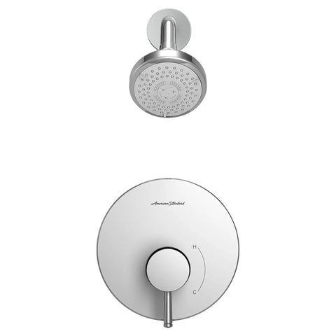 Serin® 1.75 gpm/6.6 L/min Tub and Shower Trim Kit With Water-Saving 3-Function Shower Head, Double Ceramic Pressure Balance Cartridge With Lever Handle