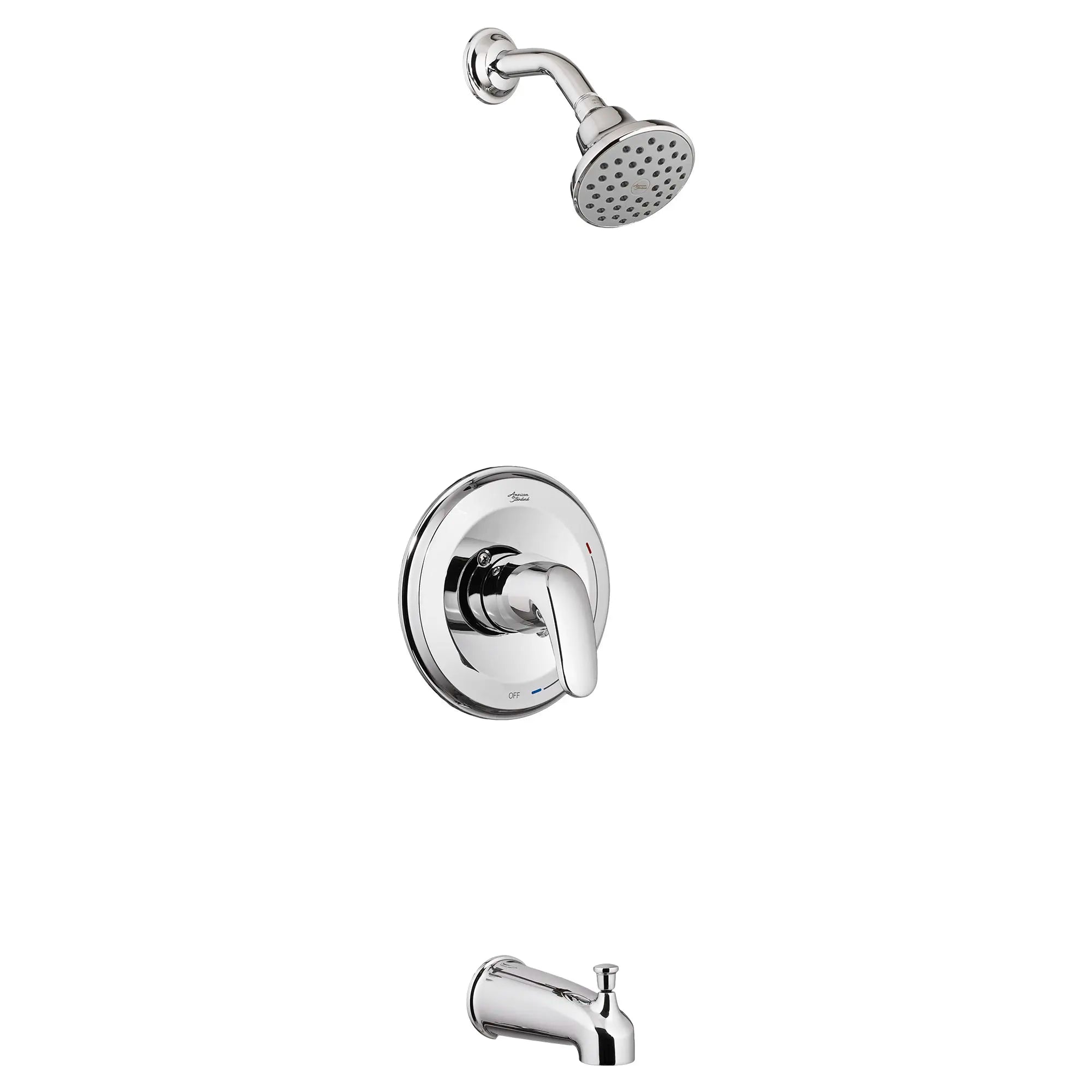 Colony® PRO 1.75 gpm/6.6 L/min Tub and Shower Trim Kit With Water-Saving Showerhead, Double Ceramic Pressure Balance Cartridge With Lever Handle // TUB & SHOWER / POLISHED CHROME // 131803_TU075508002_0_CDNwebp.webp