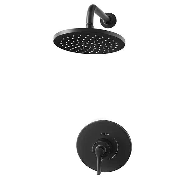 Studio® S 2.5 gpm/ 6.8 L/min  Shower Only Trim With Rain Showerhead With Double Ceramic Balance Cartridge With Lever Handle // MATTE BLACK // 131848_TU105501243_1_0_CDNwebp.webp