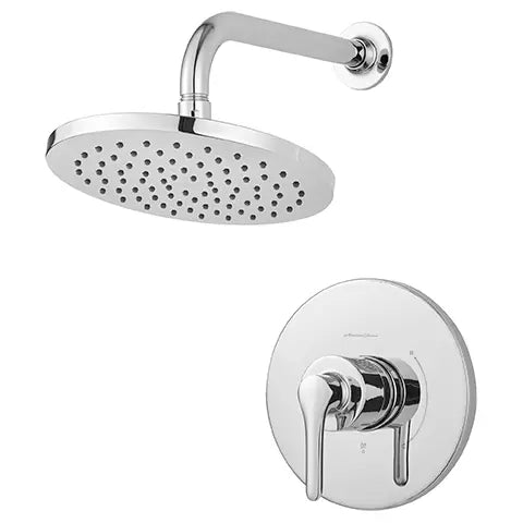 Studio® S 1.8 gpm/6.8 L/min  Shower Trim Kit With Rain Showerhead, Double Ceramic Pressure Balance Cartridge With Lever Handle // SHOWER / POLISHED CHROME // 131868_TU105507002_2_0_CDNwebp.webp