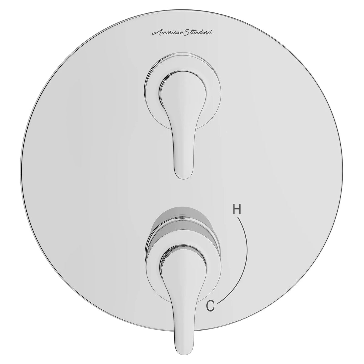 American Standard Serin 2-Handle Shower Trim Kit – Brushed Nickel, TU064740.295