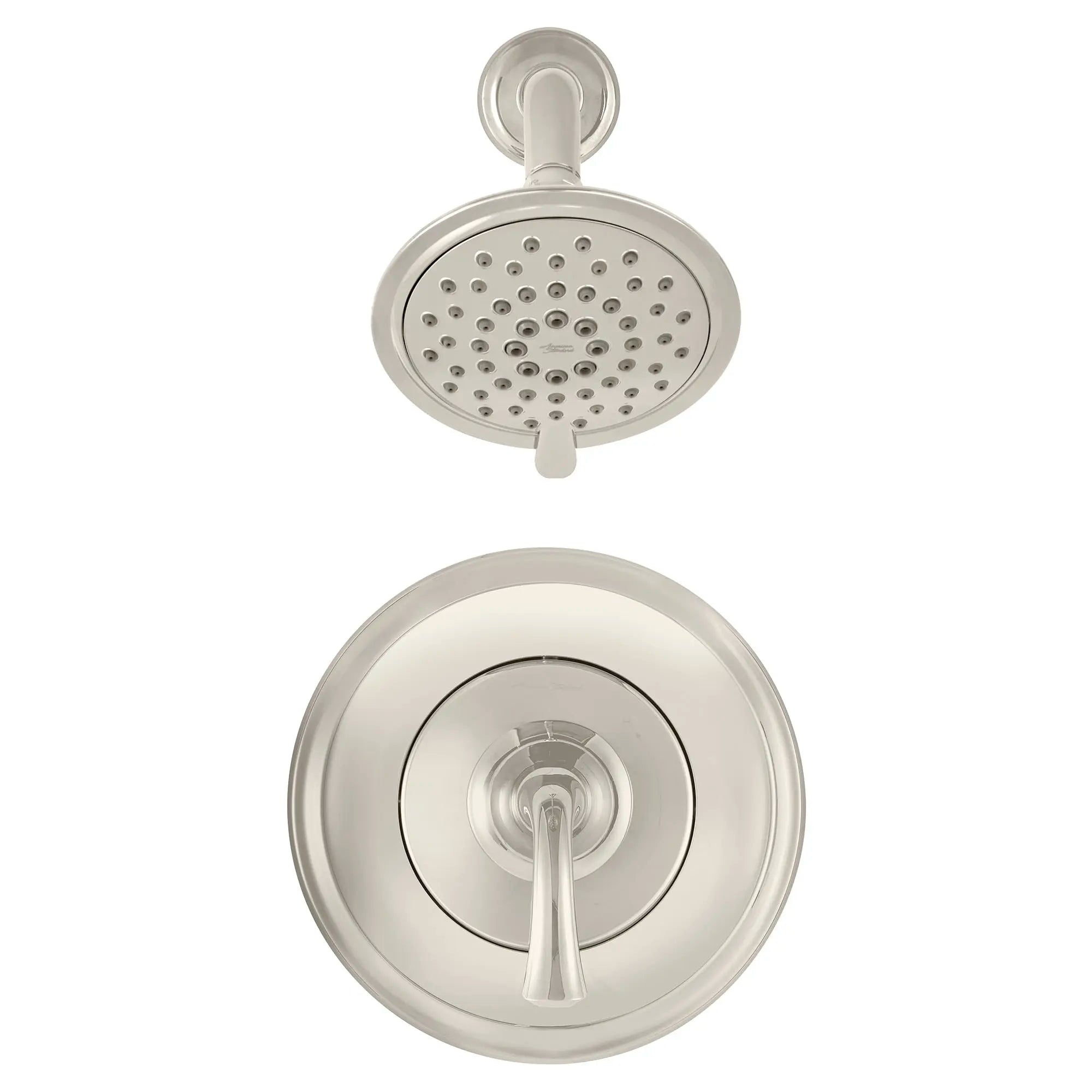 Patience® 2.5 gpm/9.5 L/min Shower Trim Kit With 3-Function Showerhead, Double Ceramic Pressure Balance Cartridge With Lever Handle // POLISHED NICKEL // 131928_TU106501013_0_CDNwebp.webp