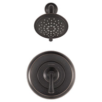 [TU106501.278] Patience® 2.5 gpm/9.5 L/min Shower Trim Kit With 3-Function Showerhead, Double Ceramic Pressure Balance Cartridge With Lever Handle - Polished Chrome