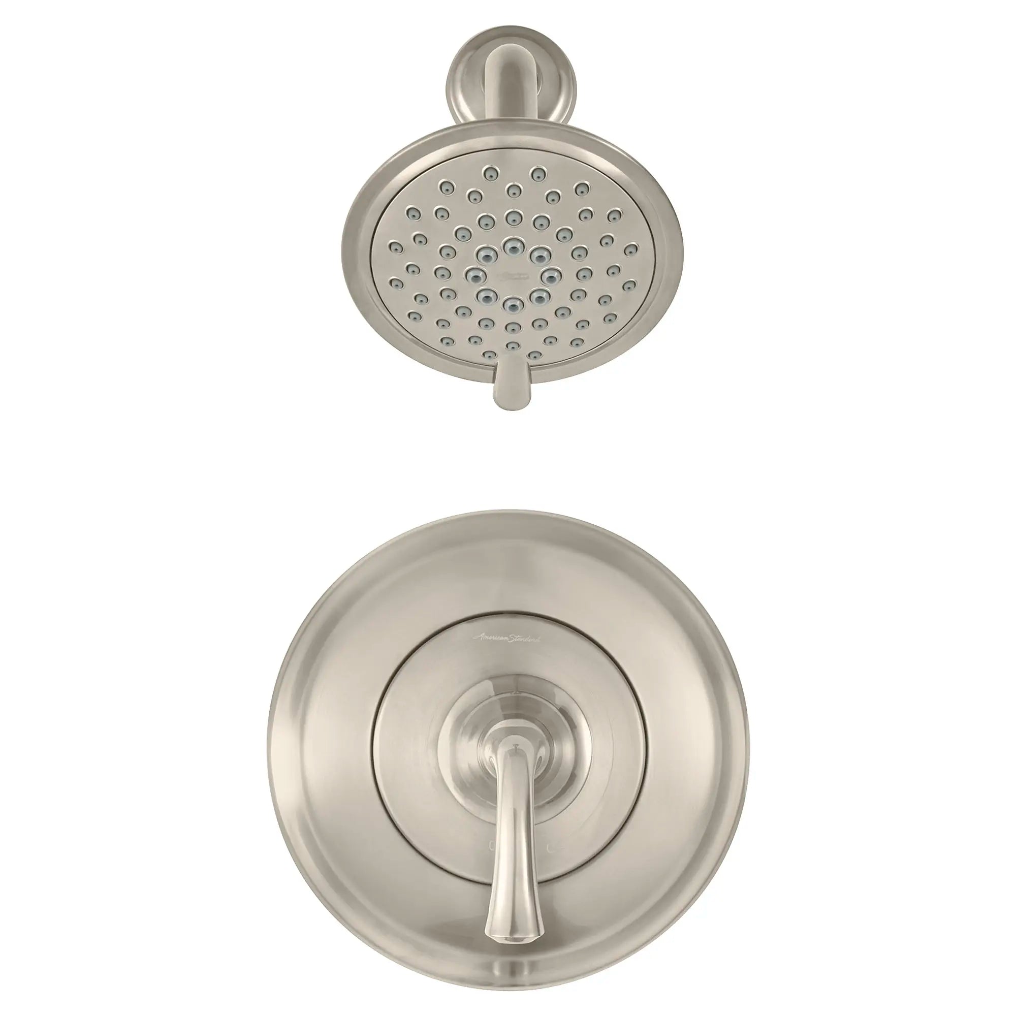 Patience® 2.5 gpm/9.5 L/min Shower Trim Kit With 3-Function Showerhead, Double Ceramic Pressure Balance Cartridge With Lever Handle // BRUSHED NICKEL // 131935_TU106501295_0_CDNwebp.webp
