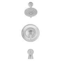 [TU106502.002] Patience® 2.5 gpm/9.5 L/min Tub and Shower Trim Kit With 3-Function Showerhead, Double Ceramic Pressure Balance Cartridge With Lever Handle - Polished Chrome