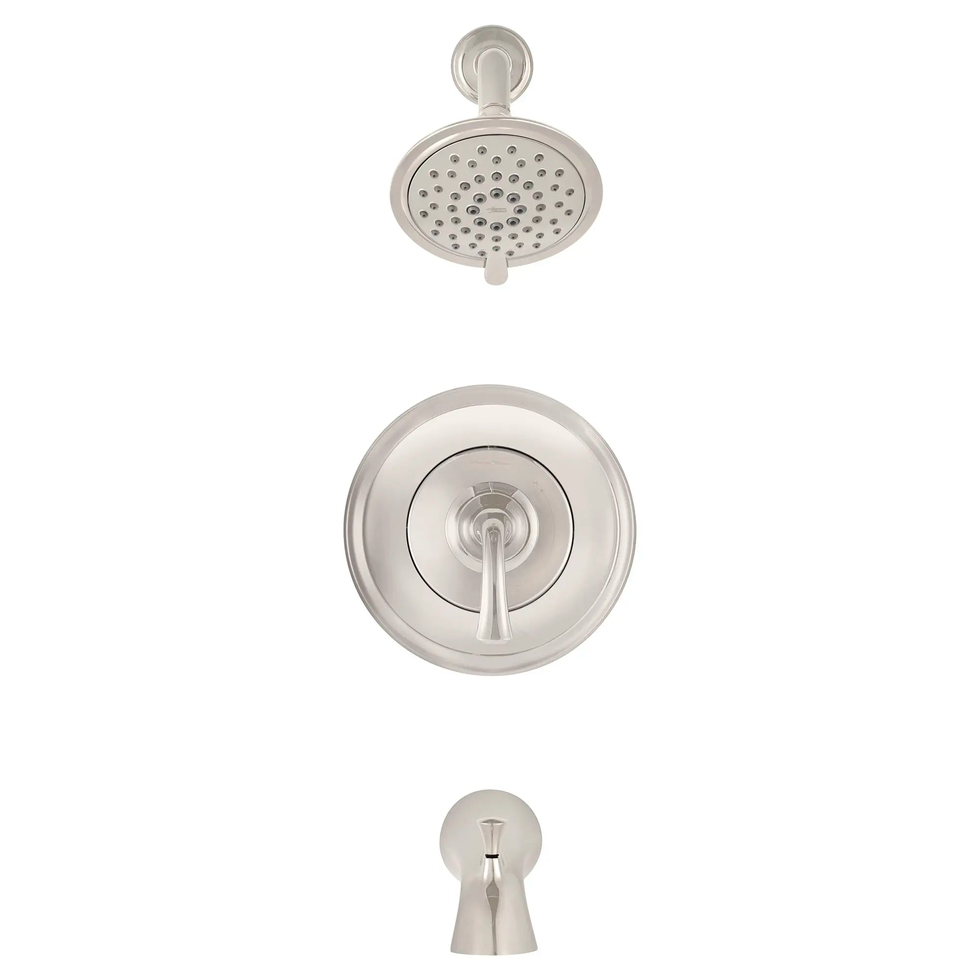 Patience® 2.5 gpm/9.5 L/min Tub and Shower Trim Kit With 3-Function Showerhead, Double Ceramic Pressure Balance Cartridge With Lever Handle // POLISHED NICKEL // 131945_TU106502013_0_CDNwebp.webp