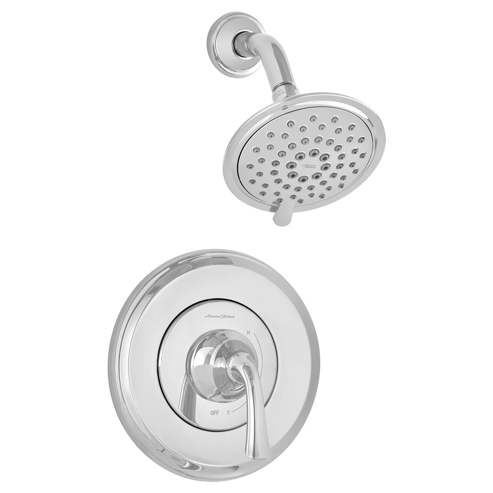 Patience® 1.8 gpm/6.6 L/min Shower Trim Kit With Water-Saving 3-Function Showerhead, Double Ceramic Pressure Balance Cartridge With Lever Handle // POLISHED CHROME // 131953_TU106507002_1_0_CDNwebp.webp