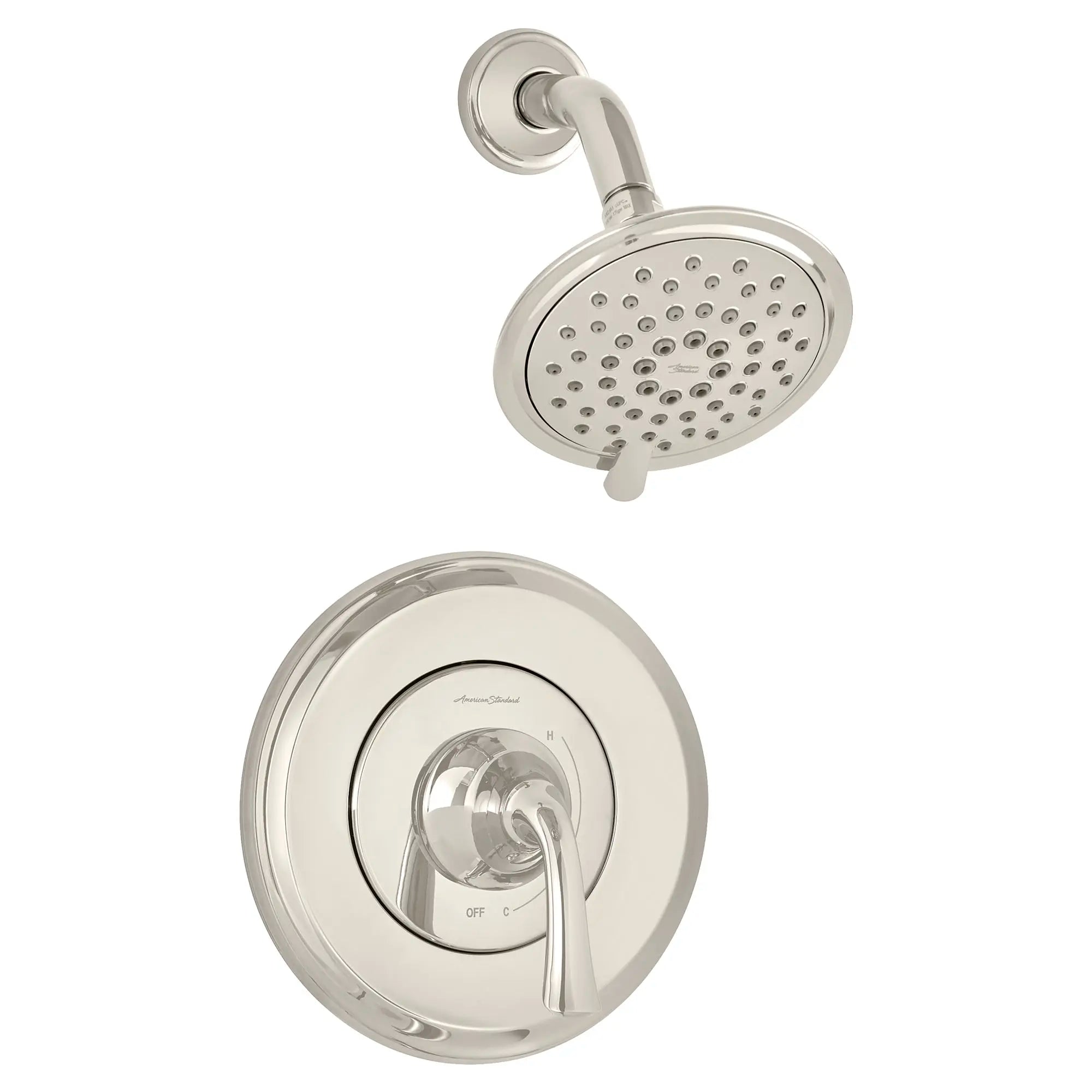 Patience® 1.8 gpm/6.6 L/min Shower Trim Kit With Water-Saving 3-Function Showerhead, Double Ceramic Pressure Balance Cartridge With Lever Handle // POLISHED NICKEL // 131959_TU106507013_1_0_CDNwebp.webp