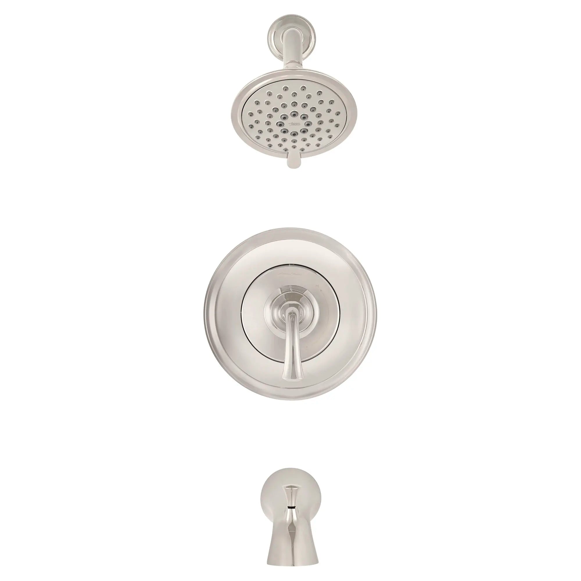 Patience® 1.8 gpm/6.6 L/min Tub and Shower Trim Kit With Water-Saving 3-Function Showerhead, Double Ceramic Pressure Balance Cartridge With Lever Handle // POLISHED NICKEL // 131973_TU106508013_0_CDNwebp.webp