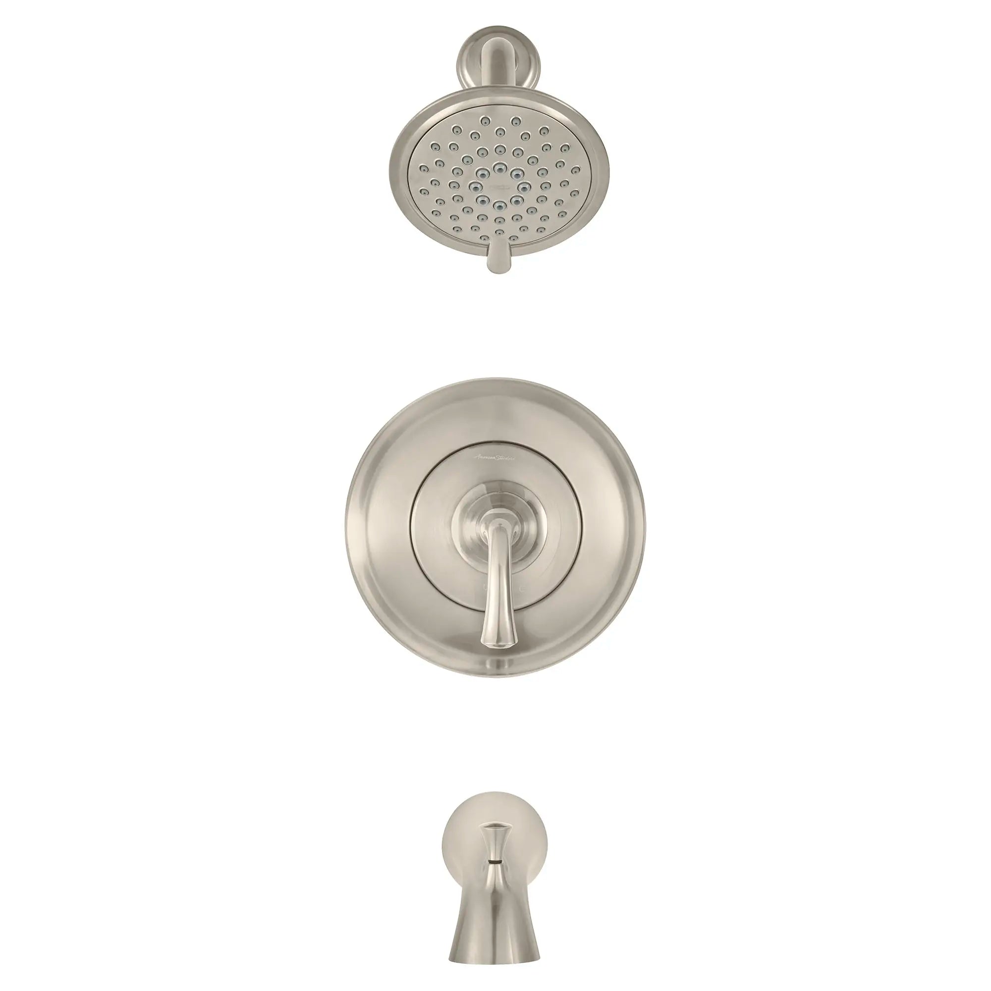 Patience® 1.8 gpm/6.6 L/min Tub and Shower Trim Kit With Water-Saving 3-Function Showerhead, Double Ceramic Pressure Balance Cartridge With Lever Handle // BRUSHED NICKEL // 131984_TU106508295_0_CDNwebp.webp