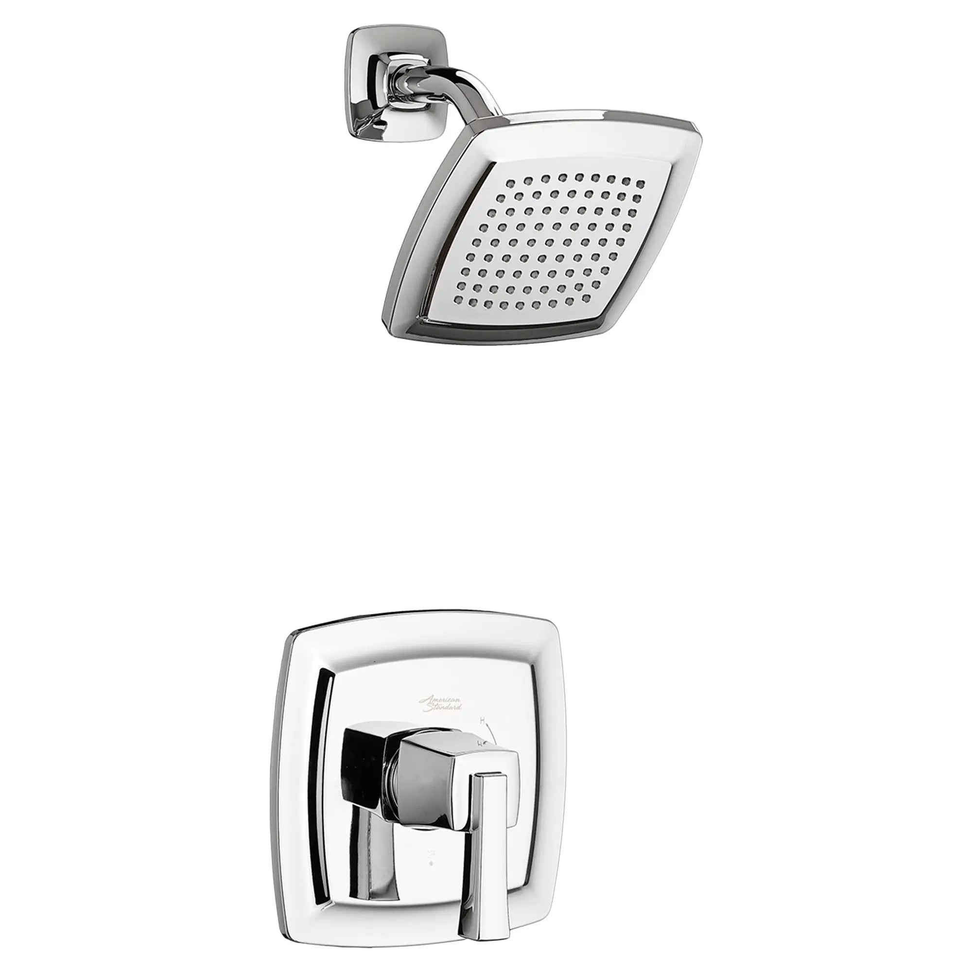 [TU353507.002] Townsend® 1.75 gpm/6.6 L/min Shower Trim Kit With Water-Saving Showerhead, Double Ceramic Pressure Balance Cartridge With Lever Handle - Polished Chrome