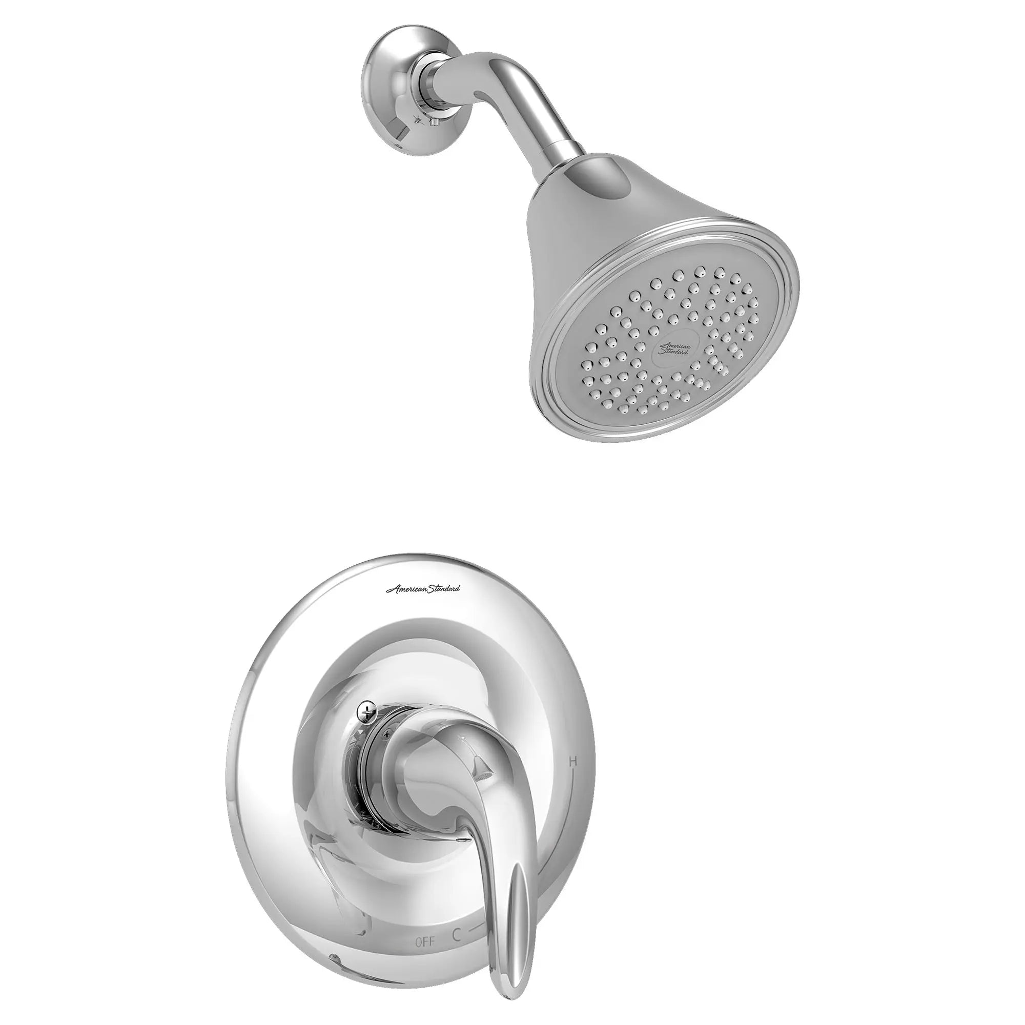 Reliant 3® 2.5 gpm/9.5 L/min Shower Trim Kit With Showerhead, Double Ceramic Pressure Balance Cartridge With Lever Handle // POLISHED CHROME // 132215_TU385501002_1_0_CDNwebp.webp