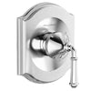 [TU415500.002] Portsmouth Valve Only Trim Kit with Double Ceramic Pressure Balance Cartridge and Lever Handle - Polished Chrome