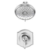 [TU415501.002] Portsmouth 1.8 GPM Shower Trim Kit with Water-Saving Showerhead and Double Ceramic Pressure Balance Cartridge with Lever Handle - Polished Chrome