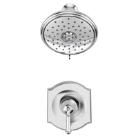 [TU415501.002] Portsmouth 1.8 GPM Shower Trim Kit with Water-Saving Showerhead and Double Ceramic Pressure Balance Cartridge with Lever Handle - Polished Chrome