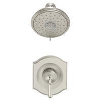[TU415501.295] Portsmouth 1.8 GPM Shower Trim Kit with Water-Saving Showerhead and Double Ceramic Pressure Balance Cartridge with Lever Handle - Polished Chrome