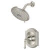 [TU415501.295] Portsmouth 1.8 GPM Shower Trim Kit with Water-Saving Showerhead and Double Ceramic Pressure Balance Cartridge with Lever Handle - Polished Chrome