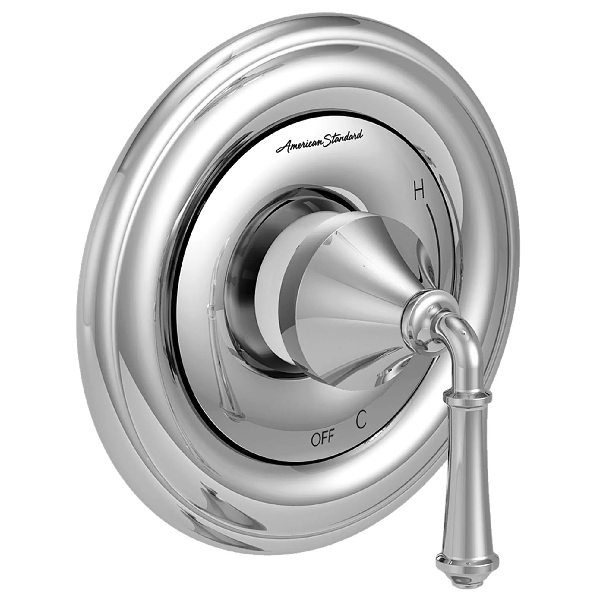 Portsmouth Round Valve Only Trim Kit with Double Ceramic Pressure Balance Cartridge and Lever Handle // POLISHED CHROME // 132326_TU420500002_1_0_CDNwebp.webp