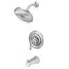 [TU420502.002] Portsmouth Round Tub and Shower Trim Kit with Water-Saving Showerhead and Double Ceramic Pressure Balance Cartridge with Lever Handle - Polished Chrome