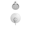 [TU430507.002] Berwick® 1.75 gpm/6.6 L/min Shower Trim Kit With 3-Function Showerhead, Double Ceramic Pressure Balance Cartridge and Lever Handle - Polished Chrome