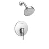 [TU430507.002] Berwick® 1.75 gpm/6.6 L/min Shower Trim Kit With 3-Function Showerhead, Double Ceramic Pressure Balance Cartridge and Lever Handle - Polished Chrome