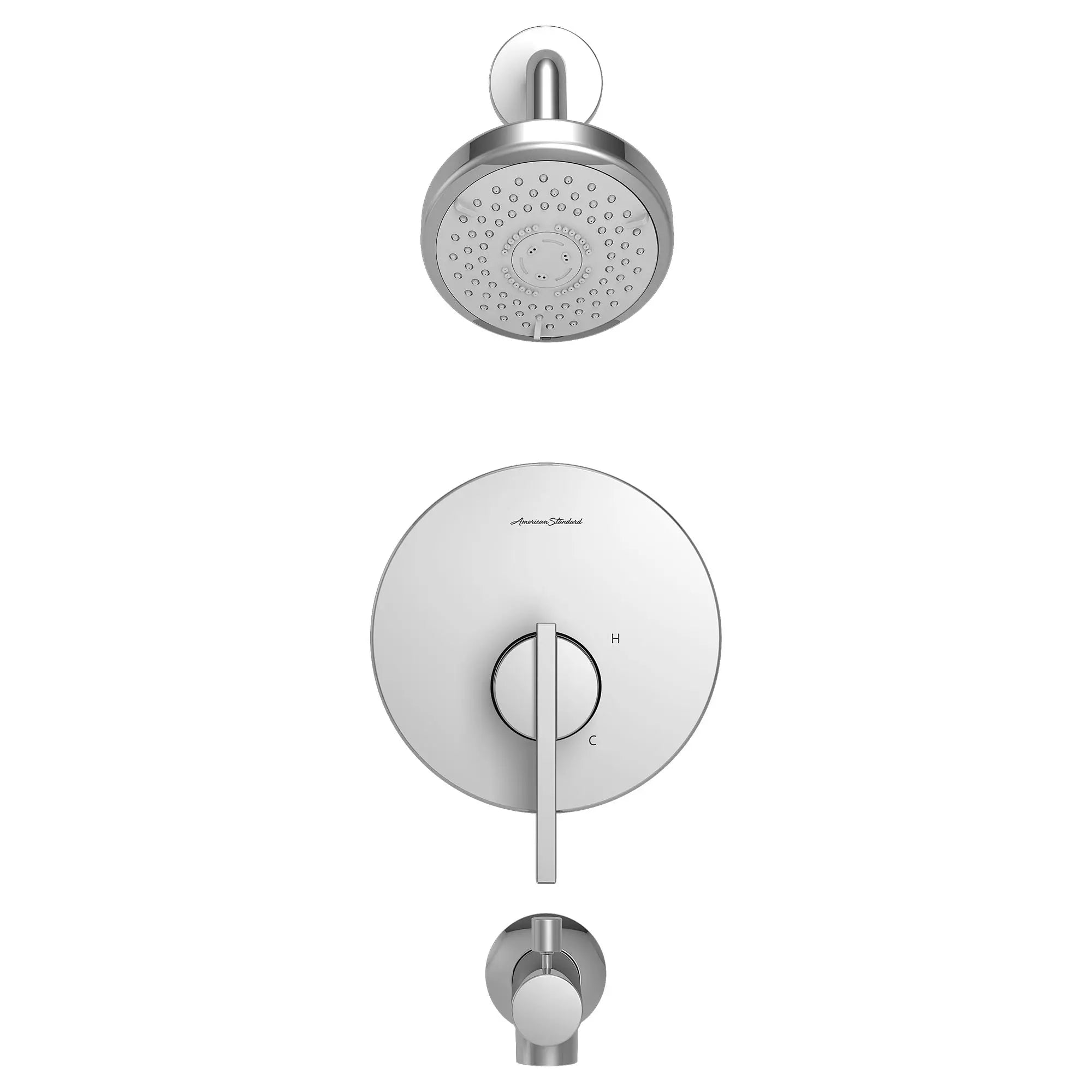 Berwick® 1.75 gpm/6.6 L/min Tub and Shower Trim Kit With 3-Function Showerhead, Double Ceramic Pressure Balance Cartridge and Lever Handle // POLISHED CHROME // 132406_TU430508002_0_CDNwebp.webp