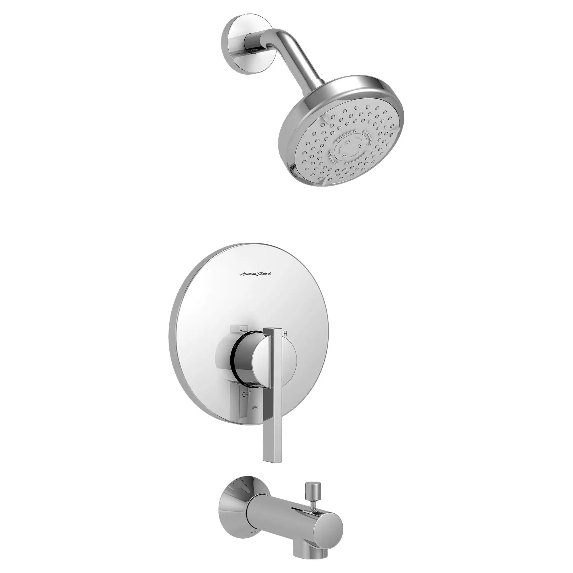 Berwick® 1.75 gpm/6.6 L/min Tub and Shower Trim Kit With 3-Function Showerhead, Double Ceramic Pressure Balance Cartridge and Lever Handle // POLISHED CHROME // 132410_TU430508002_1_0_CDNwebp.webp