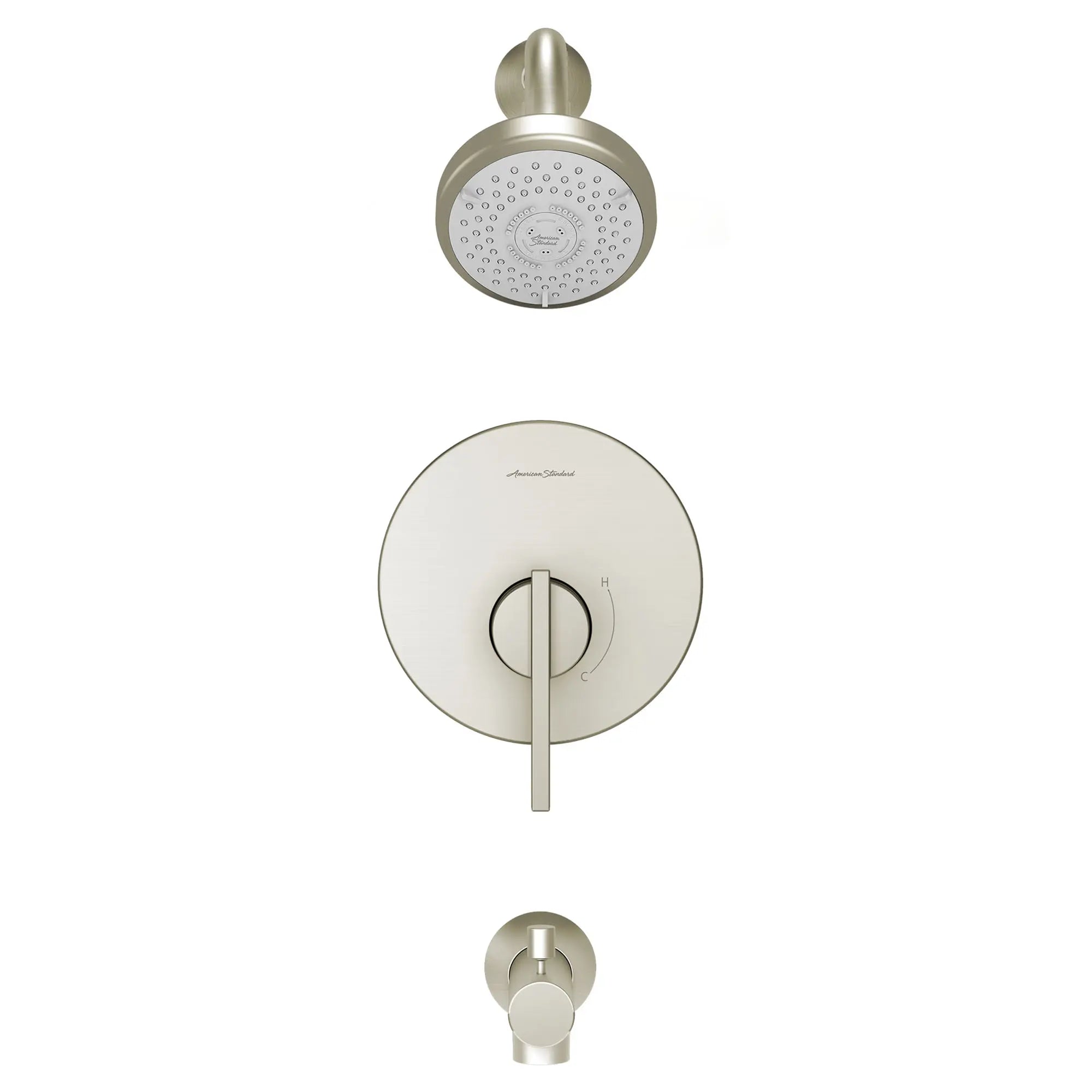 Berwick® 1.75 gpm/6.6 L/min Tub and Shower Trim Kit With 3-Function Showerhead, Double Ceramic Pressure Balance Cartridge and Lever Handle // BRUSHED NICKEL // 132411_TU430508295_0_CDNwebp.webp