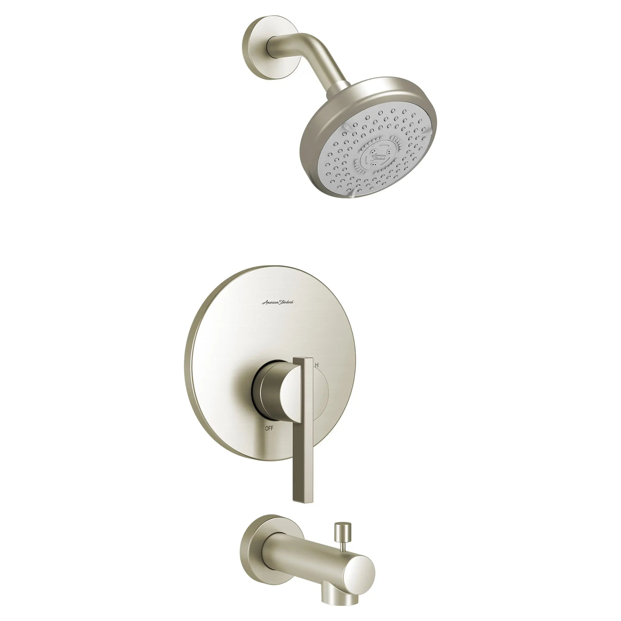 Berwick® 1.75 gpm/6.6 L/min Tub and Shower Trim Kit With 3-Function Showerhead, Double Ceramic Pressure Balance Cartridge and Lever Handle // BRUSHED NICKEL // 132413_TU430508295_1_0_CDNwebp.webp